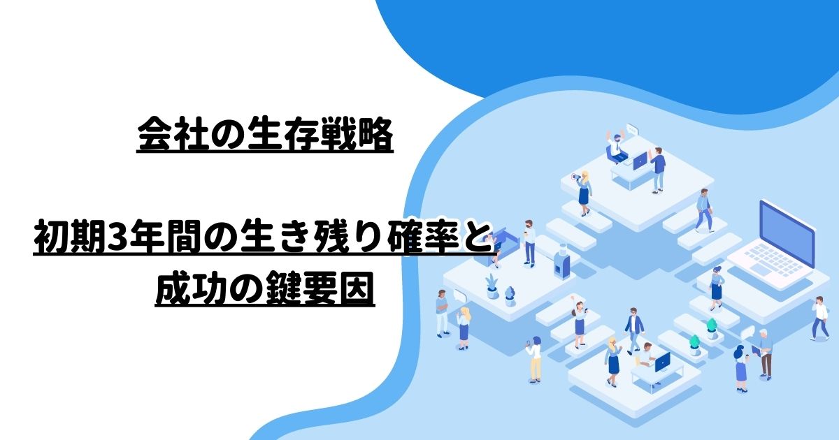 会社の生存戦略：初期3年間の生き残り確率と成功の鍵要因