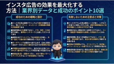 インスタ広告の効果を最大化する方法｜業界別データと成功のポイント10選