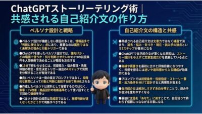 ChatGPTストーリーテリング術｜共感される自己紹介文の作り方