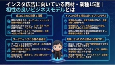 インスタ広告に向いている商材・業種15選｜相性の良いビジネスモデルとは