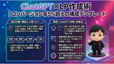 ChatGPT×LP作成術｜コンバージョン率5%超えの構成テンプレート