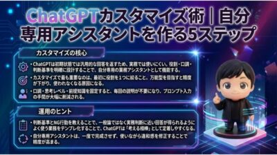 ChatGPTアイデア出し術｜商品企画を10倍速にする質問テンプレート