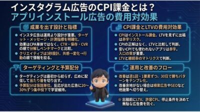 インスタグラム広告のCPI課金とは?アプリインストール広告の費用対効果
